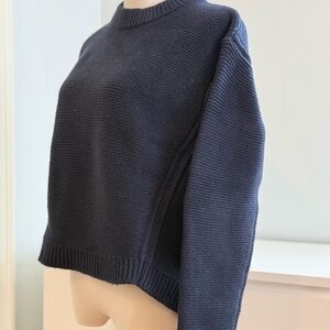 Banana Republic Navy Blue Crew Neck Sweater